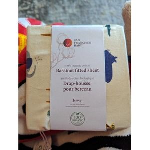 NEW San Francisco, baby bassinet fitted sheet organic cotton